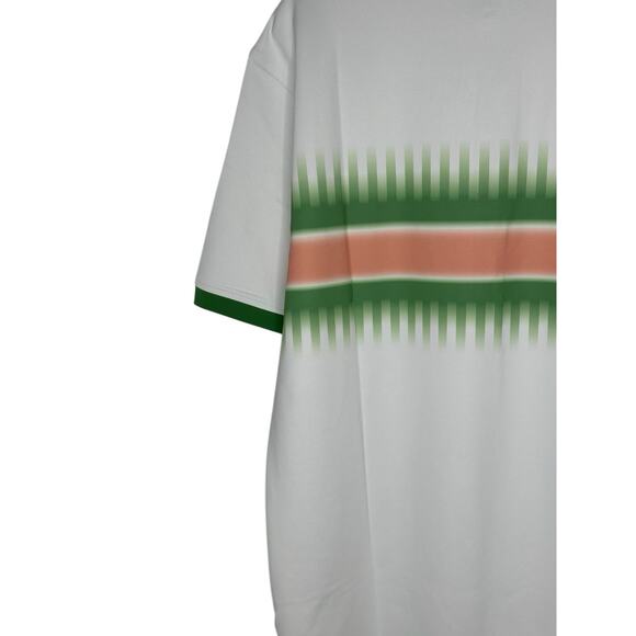 NWOT Bogey Boys Mens Gradient Stripe Polo Small Golf Athletic Macklemore - Picture 12 of 14